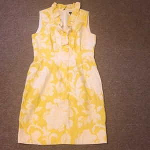 New Directions Yellow floral dress